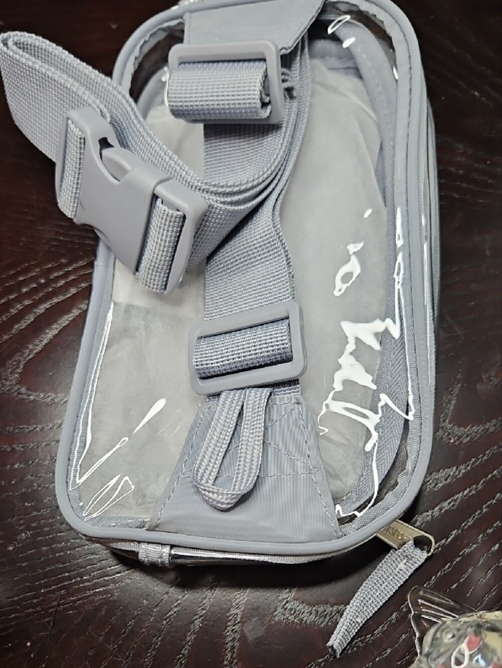 EastSports Clear Belt Bag in Light Gray NWT - Picture 6 of 9
